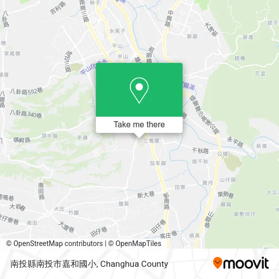 南投縣南投市嘉和國小地圖