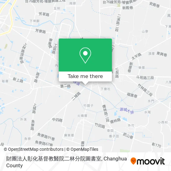 財團法人彰化基督教醫院二林分院圖書室地圖