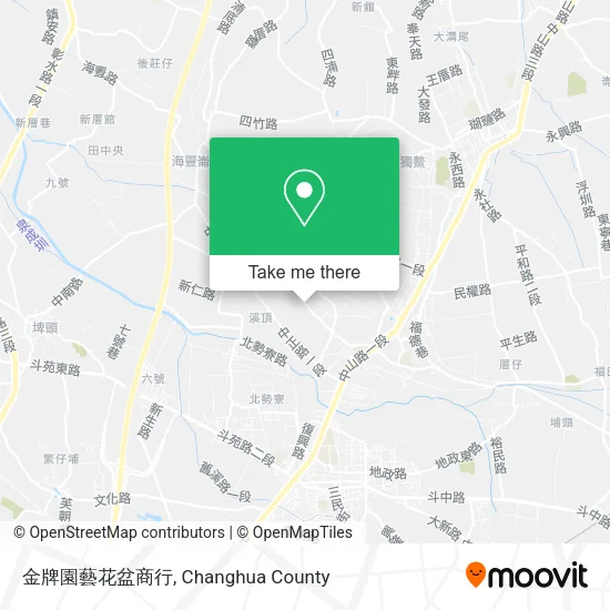 金牌園藝花盆商行地圖