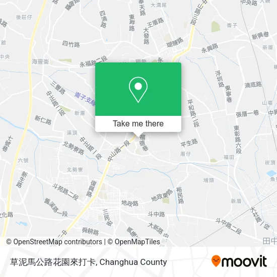 草泥馬公路花園來打卡 map