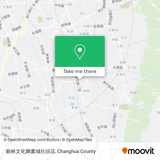 藝林文化圖書城社頭店地圖
