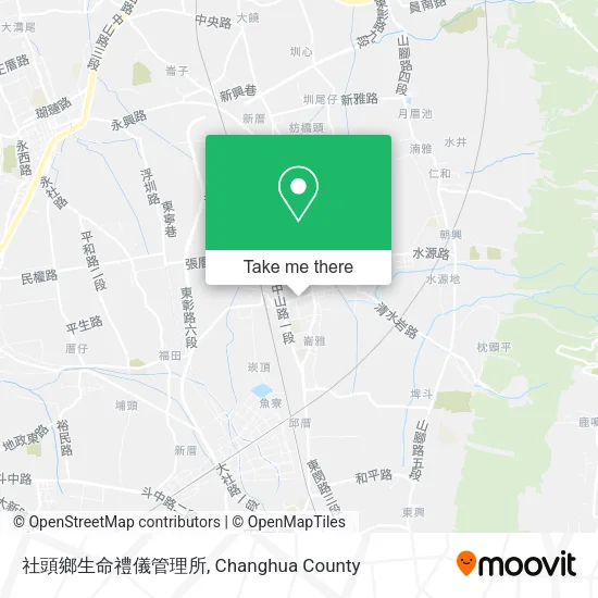 社頭鄉生命禮儀管理所 map