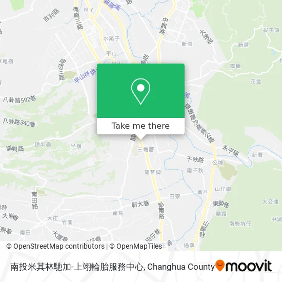 南投米其林馳加-上翊輪胎服務中心地圖