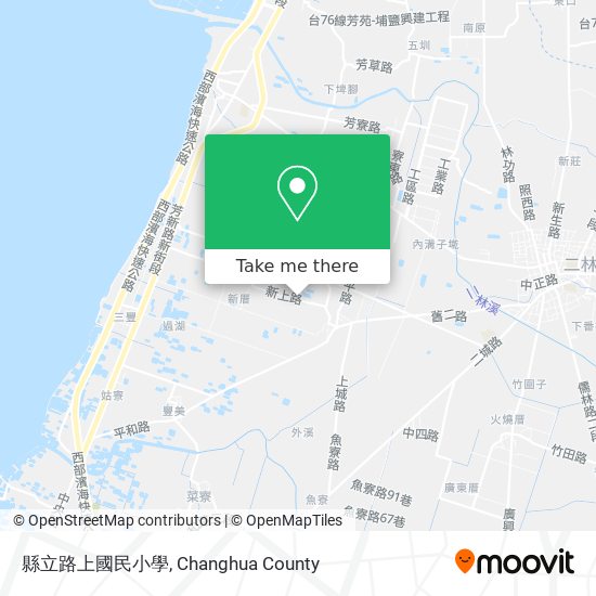 縣立路上國民小學 map