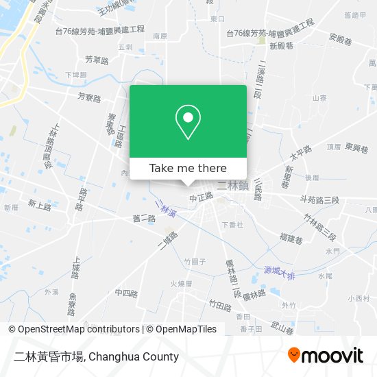 二林黃昏市場 map