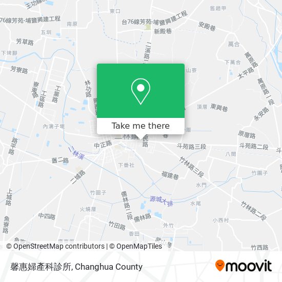 馨惠婦產科診所地圖