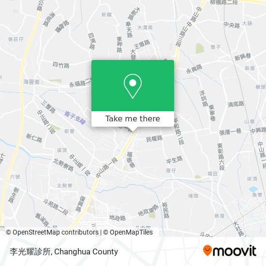 李光耀診所 map