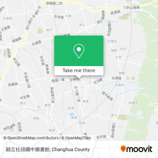 縣立社頭國中圖書館地圖