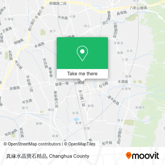 真緣水晶寶石精品地圖