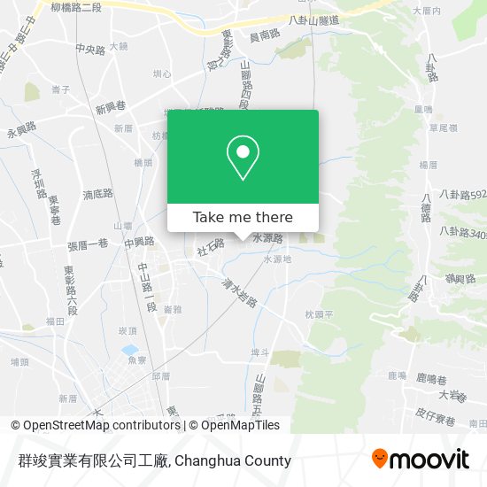 群竣實業有限公司工廠 map