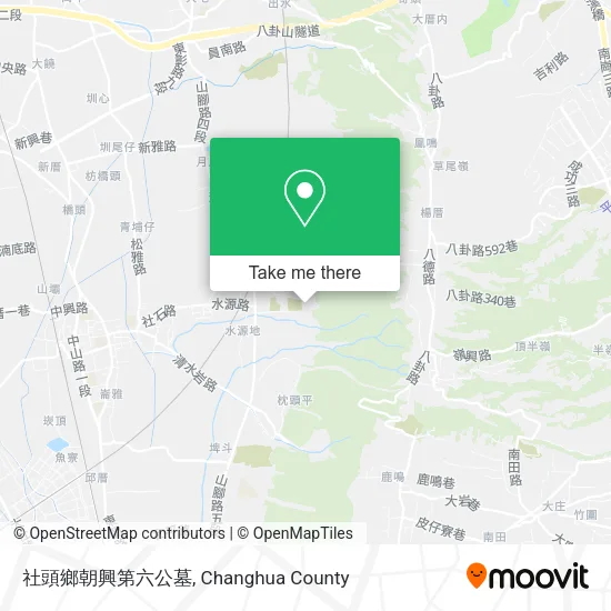社頭鄉朝興第六公墓 map