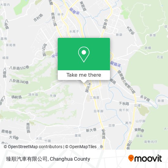 臻順汽車有限公司 map