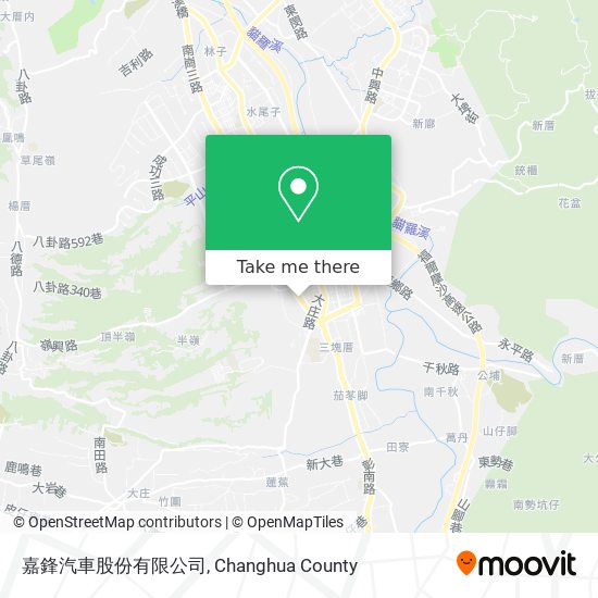 嘉鋒汽車股份有限公司 map