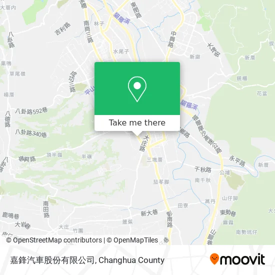 嘉鋒汽車股份有限公司地圖