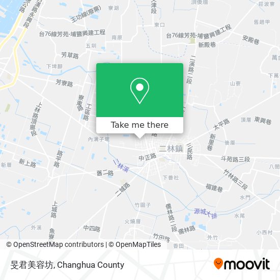 旻君美容坊 map