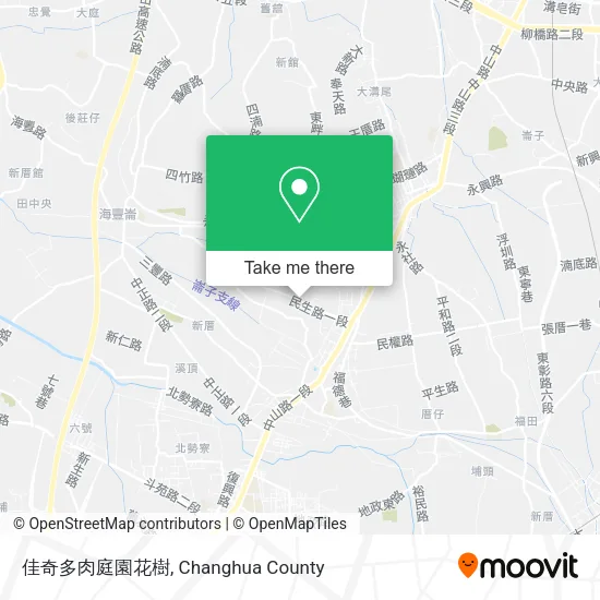佳奇多肉庭園花樹 map