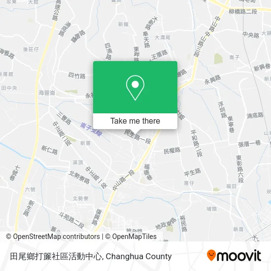 田尾鄉打簾社區活動中心 map