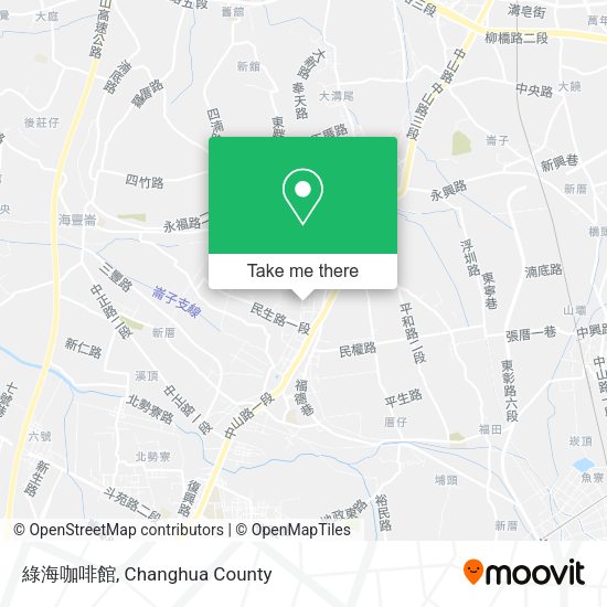 綠海咖啡館地圖