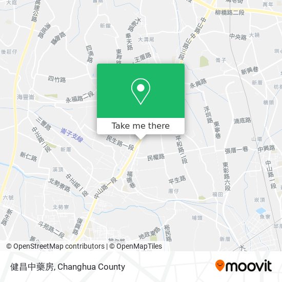 健昌中藥房地圖