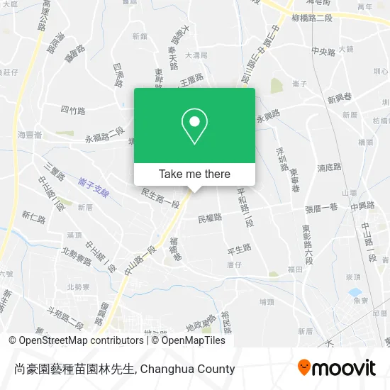 尚豪園藝種苗園林先生地圖