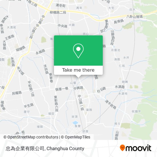 忠為企業有限公司 map