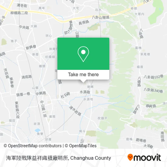 海軍陸戰隊益祥織襪廠哨所地圖