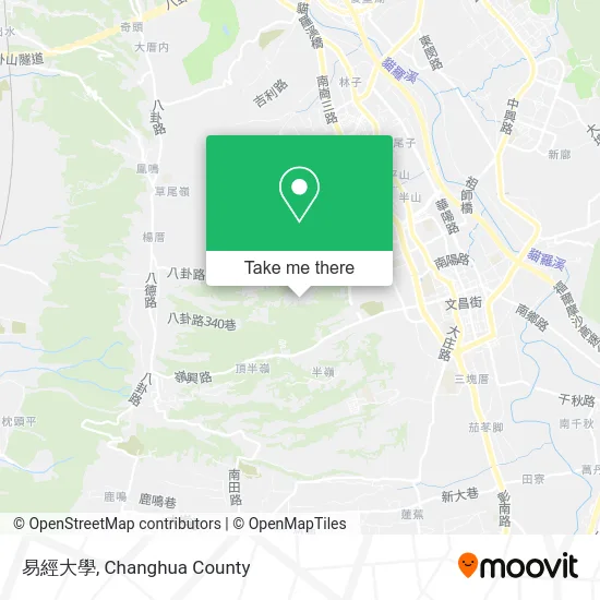 易經大學 map