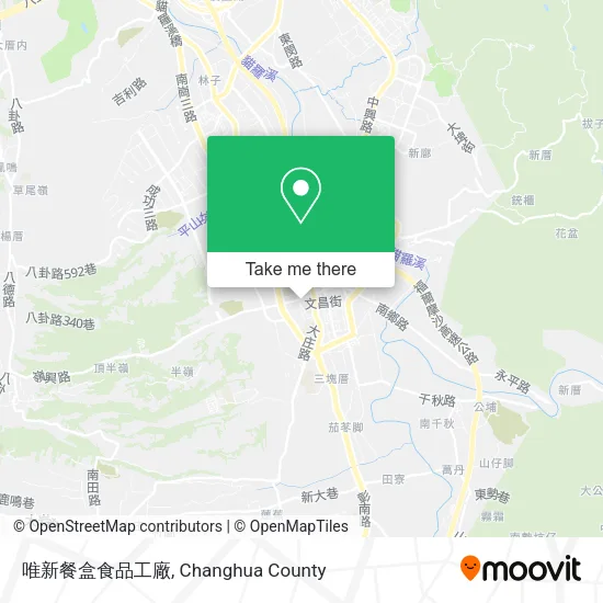 唯新餐盒食品工廠 map