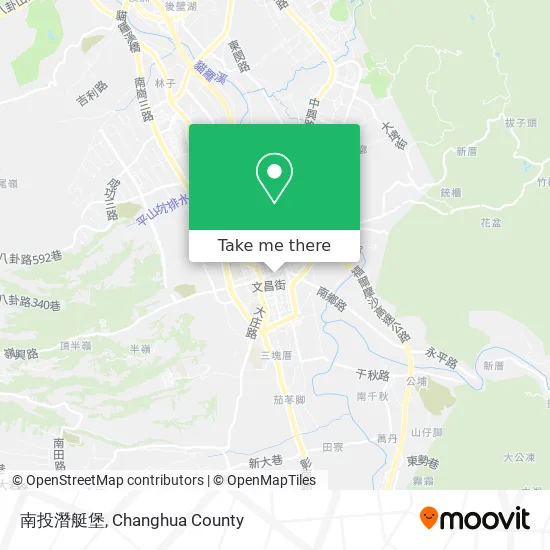南投潛艇堡地圖