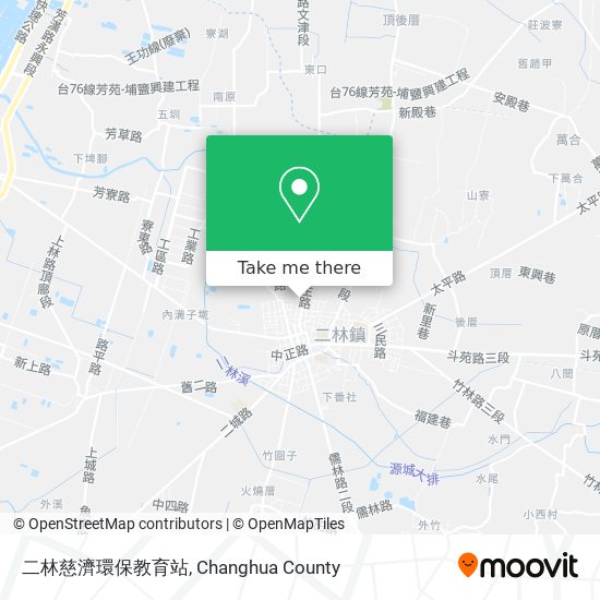 二林慈濟環保教育站地圖