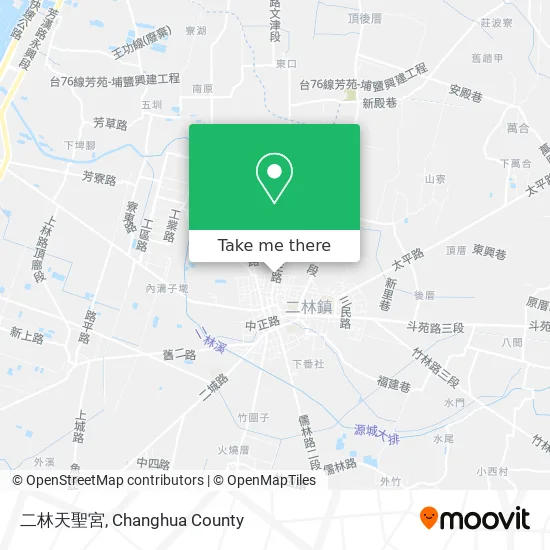 二林天聖宮 map