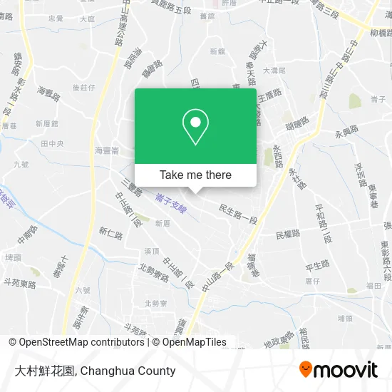 大村鮮花園地圖
