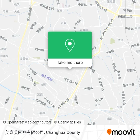 美嘉美園藝有限公司地圖
