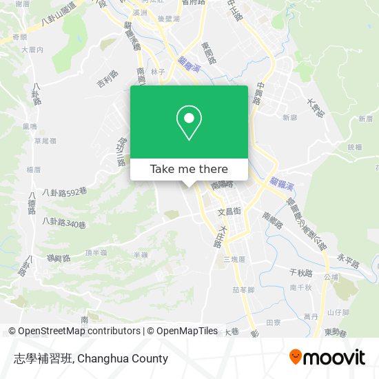志學補習班 map