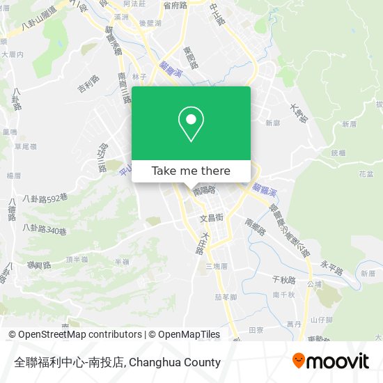 全聯福利中心-南投店 map