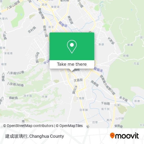建成玻璃行 map