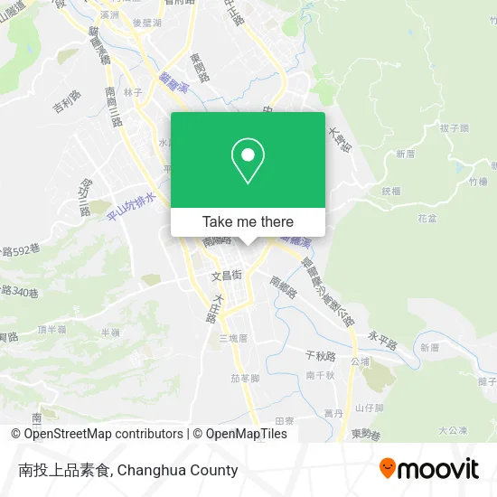 南投上品素食地圖