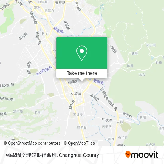 勤學園文理短期補習班 map
