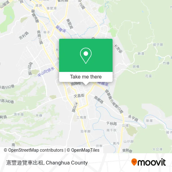 憲豐遊覽車出租地圖