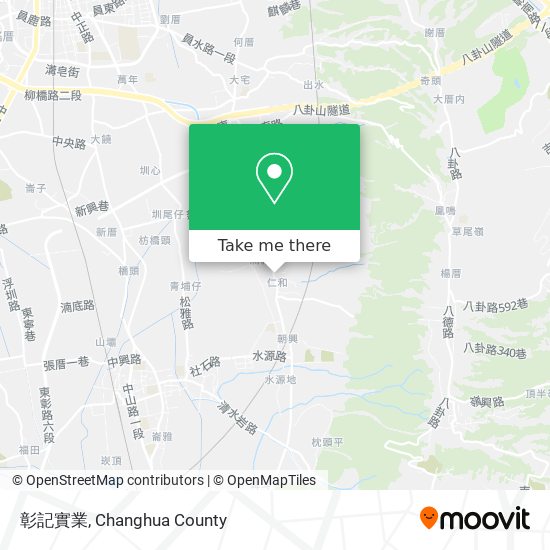 彰記實業 map