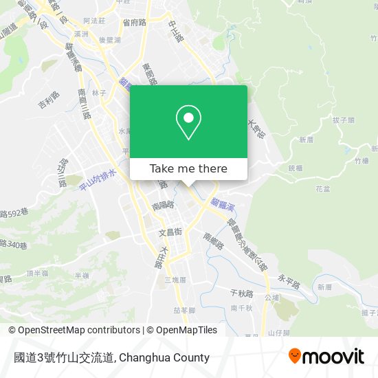 國道3號竹山交流道 map