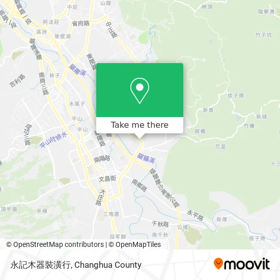 永記木器裝潢行地圖