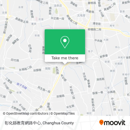 彰化縣教育網路中心地圖