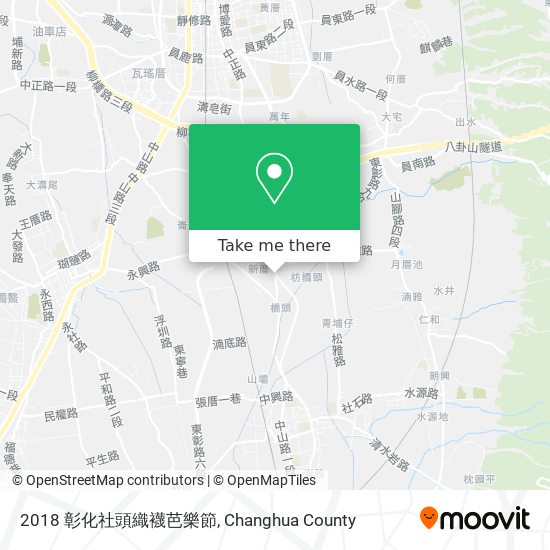 2018 彰化社頭織襪芭樂節 map