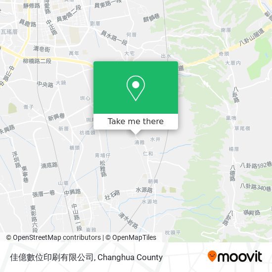 佳億數位印刷有限公司地圖