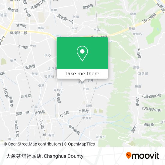 大象茶舖社頭店 map