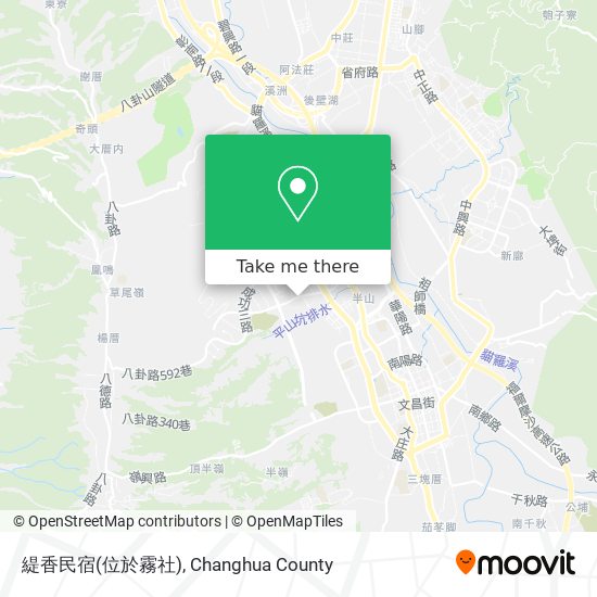 緹香民宿(位於霧社)地圖