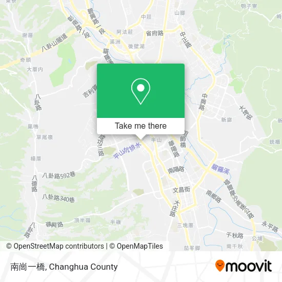 南崗一橋 map