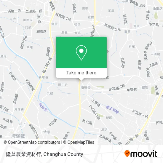 隆菖農業資材行 map