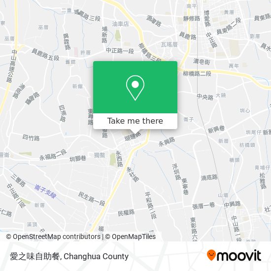 愛之味自助餐 map
